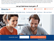 Tablet Screenshot of directa.nl